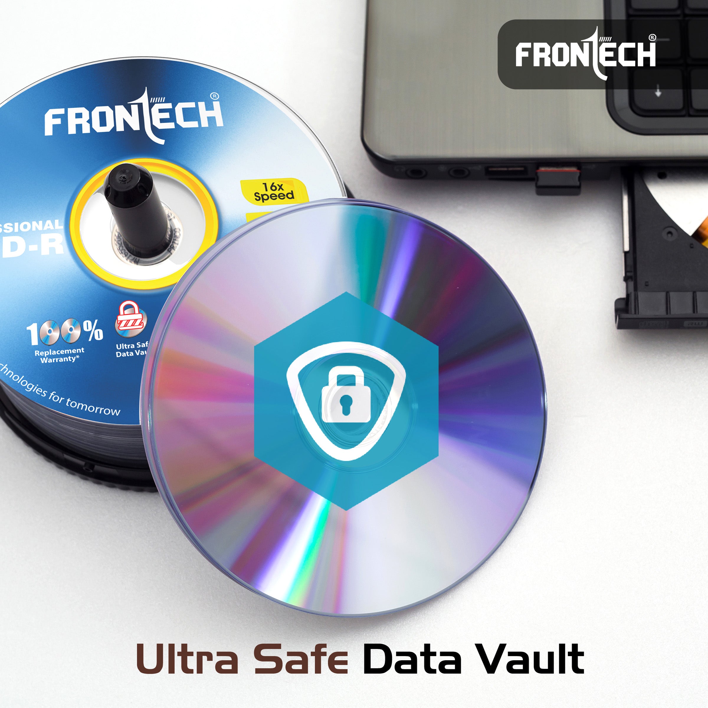 Frontech Professional DVD 4.7GB Media 120 Mins 16X Multi Speed - Pack of 50 (DVD-0003) Frontech Professional DVD 4.7GB Media 120 Mins 16X Multi Speed - Pack of 50 (DVD-0003)